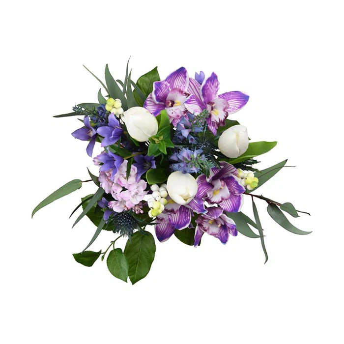 Artificial flower arrangement bouquet